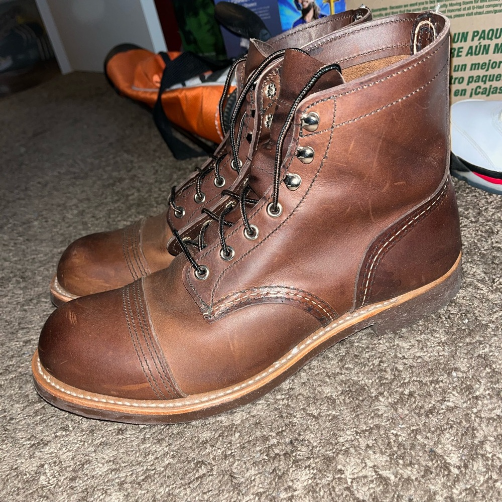 Red Wing Iron Ranger Amber Harness Size 9.5